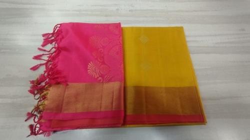 SOFT SILK SAREE WITH BLOUSE